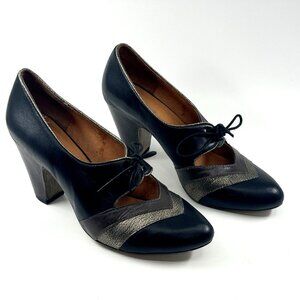 ALDO Miriello-90 Oxford Lace-Up Heel Shoe, EU 40, Black/Brown/Bronze